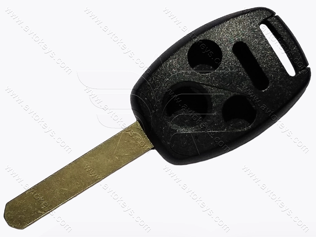 Корпус ключа Honda Accord, Honda Civic та інші, 3+1 кнопки, лезо HON66, з місцем під чіп