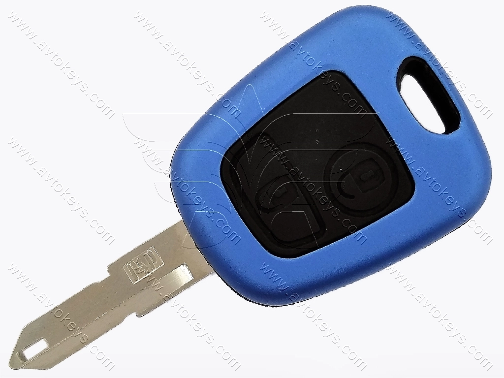 Корпус ключа Citroen, 2 кнопки, лезо NE73