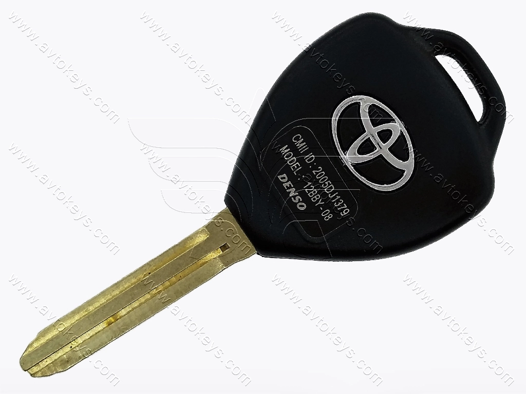 Корпус ключа Toyota Avalon, Camry, Corolla, 3 кнопки, лезо TOY43 — изображение 2