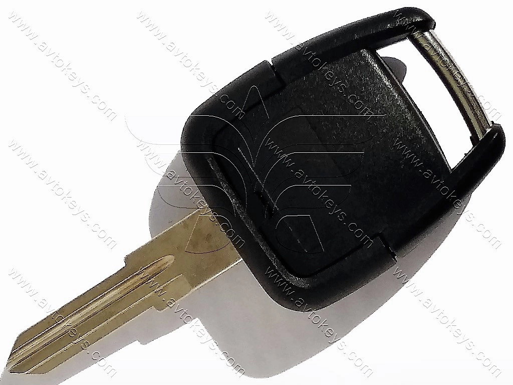 Корпус ключа Opel Astra, Vectra, Tigra та інші, 3 кнопки, лезо HU46 - Зображення 2