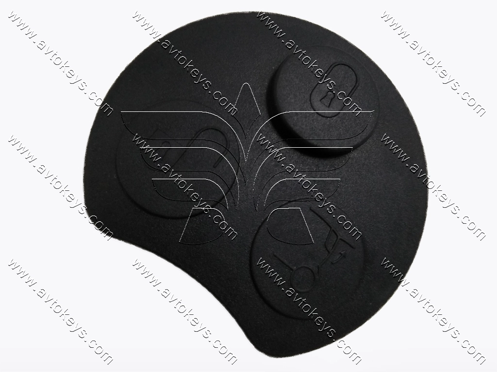 Smart кнопки (гумові) для ключа, 3 кнопки