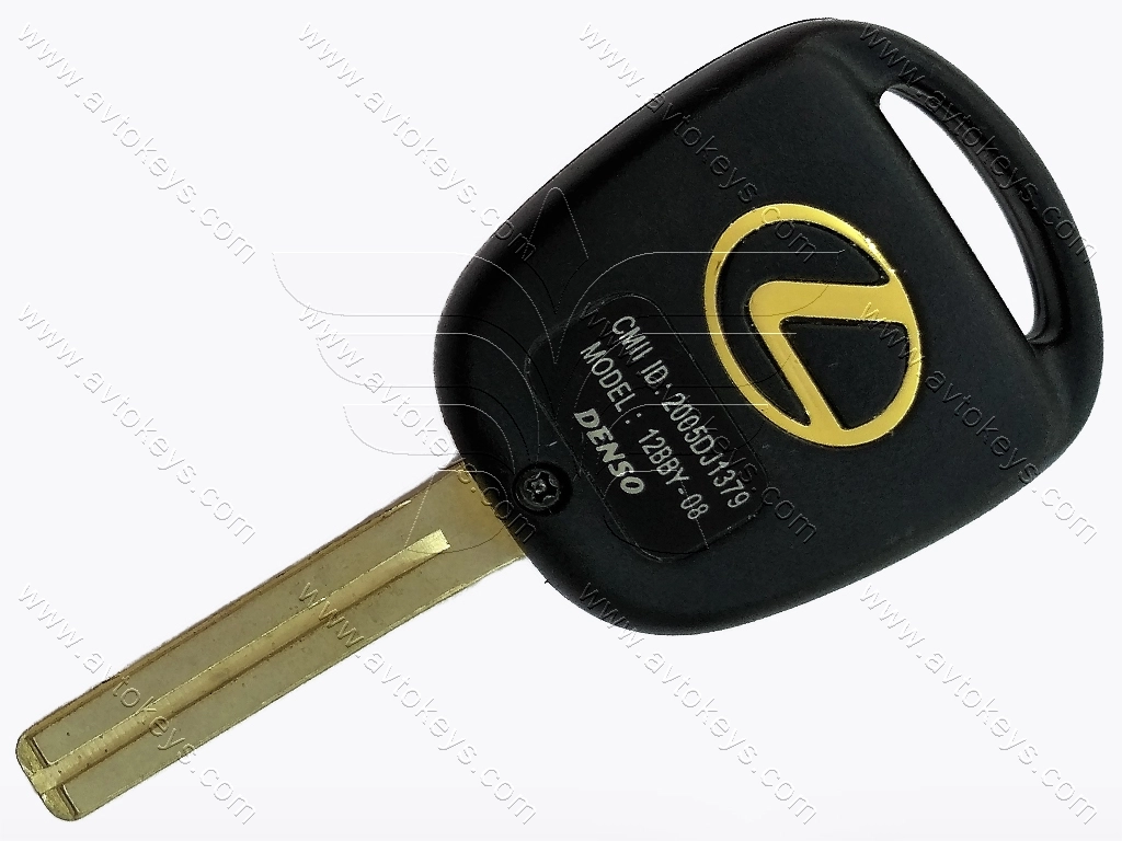 Корпус ключа Lexus IS300, RX300, ES300 та інші, 2 кнопки, лезо TOY48 (коротке) - Зображення 2