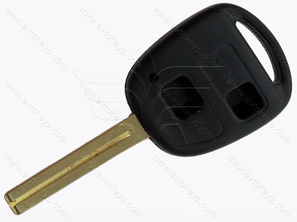 Корпус ключа Lexus IS300, RX300, ES300 та інші, 2 кнопки, лезо TOY49 (довге)