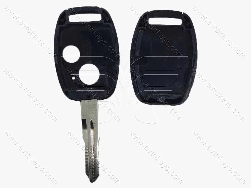 Корпус ключа Honda Accord, Honda Civic та інші, 2 кнопки, лезо HON58R, без місця під чіп - Зображення 2