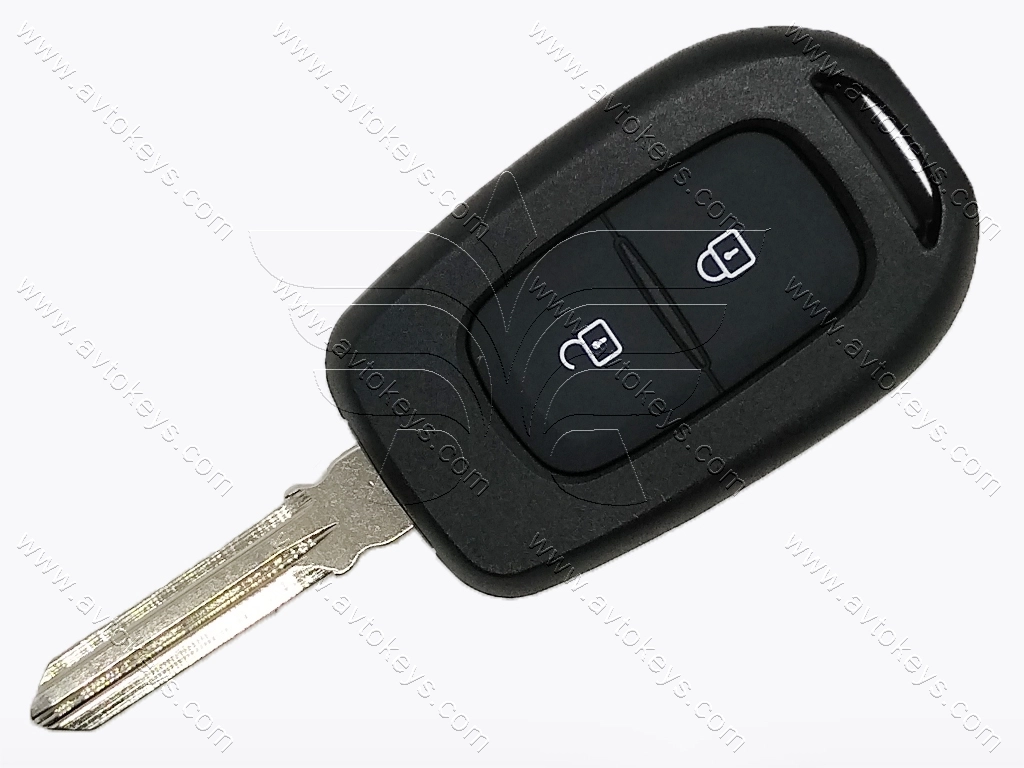 Корпус ключа Renault Symbol, Trafic, 2 кнопки, лезо HU179