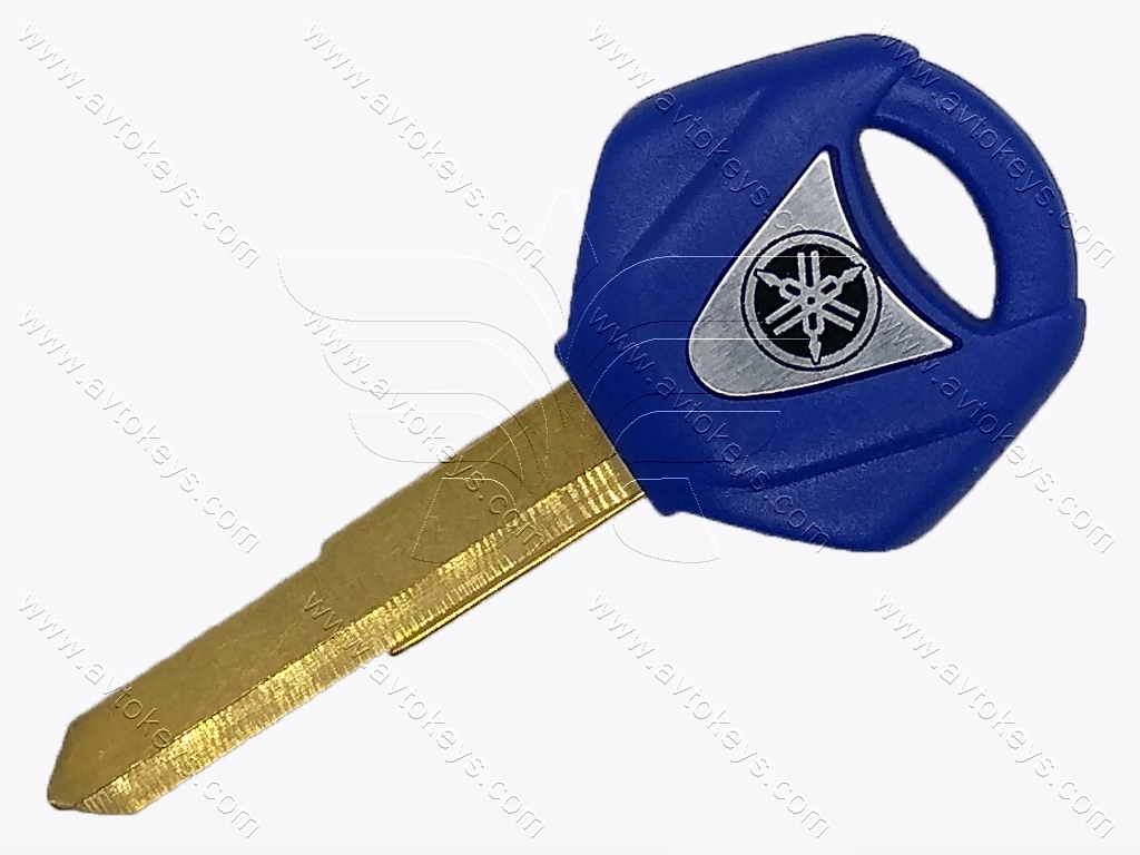 Корпус ключа з місцем під чіп Yamaha some models, синій, лезо YH35