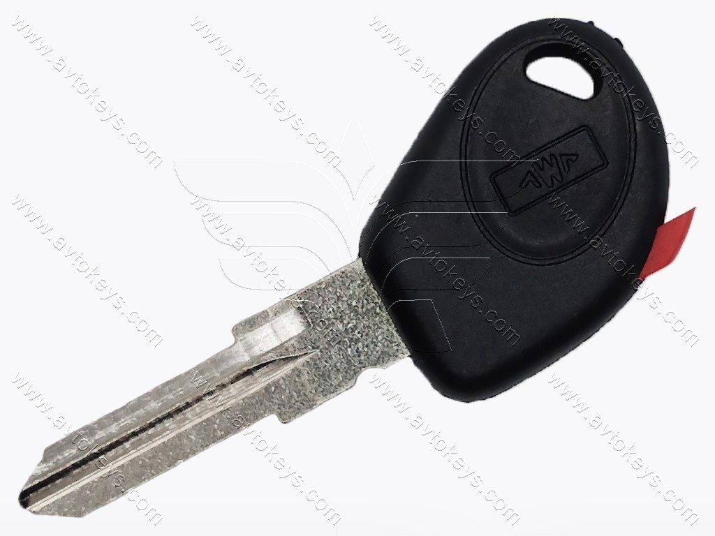 Корпус ключа з місцем під карбоновий чіп Iveco Daily, Fiat Ducato, Foirino, Panda, Croma та інші, лезо GT10R