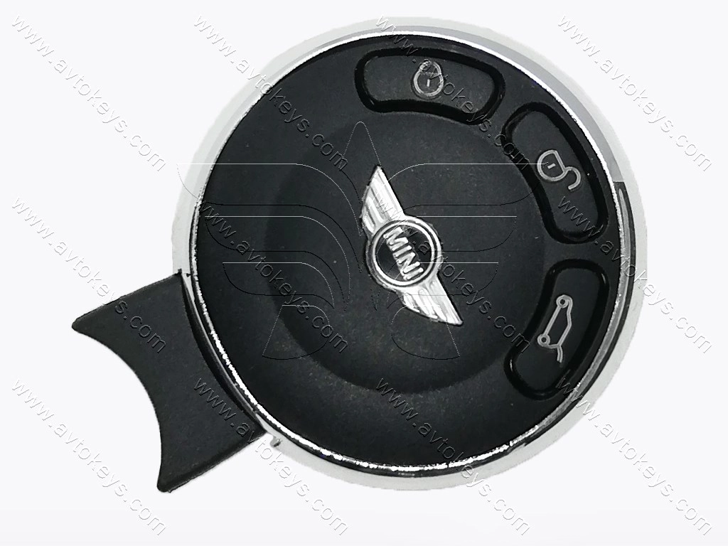 Корпус смарт ключа Mini Cooper S та інші, 3 кнопки, без місця під батарейку