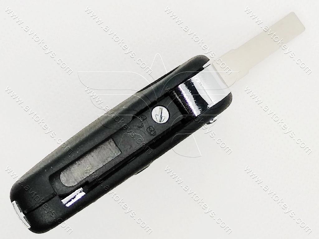 Корпус викидного ключа Alfa Romeo 147, GT, 3 кнопки, лезо SIP22 - Зображення 2