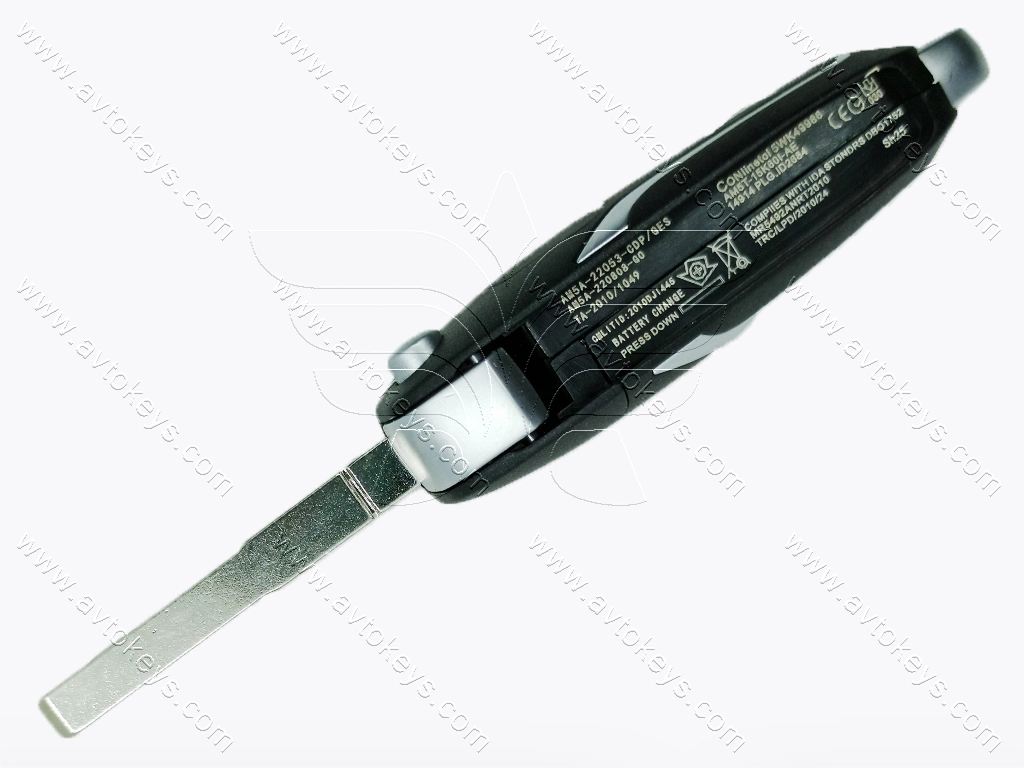 Корпус викидного ключа Ford, 3 кнопки, лезо HU-101, під переробку - Зображення 3