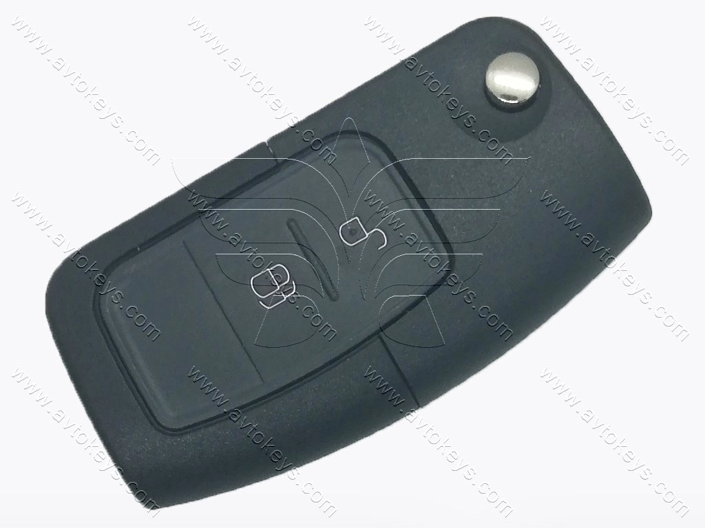 Корпус викидного ключа Ford Fiesta, Focus та інші, 2 кнопки, лезо HU101 - Зображення 4
