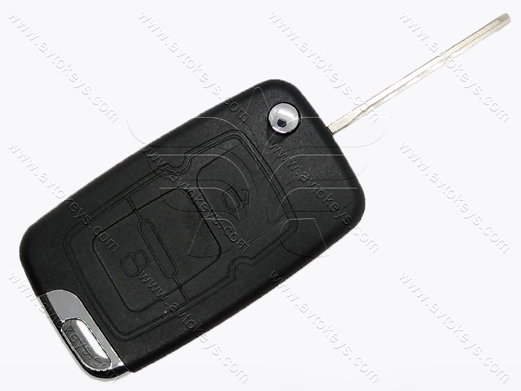 Корпус викидного ключа Geely Emgrand EC7 та інші, 2 кнопки, лого