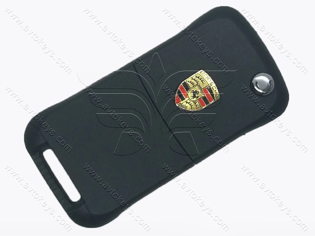 Корпус викидного ключа Porsche Cayenne, 2+1 кнопки, лезо HU66 - Зображення 4