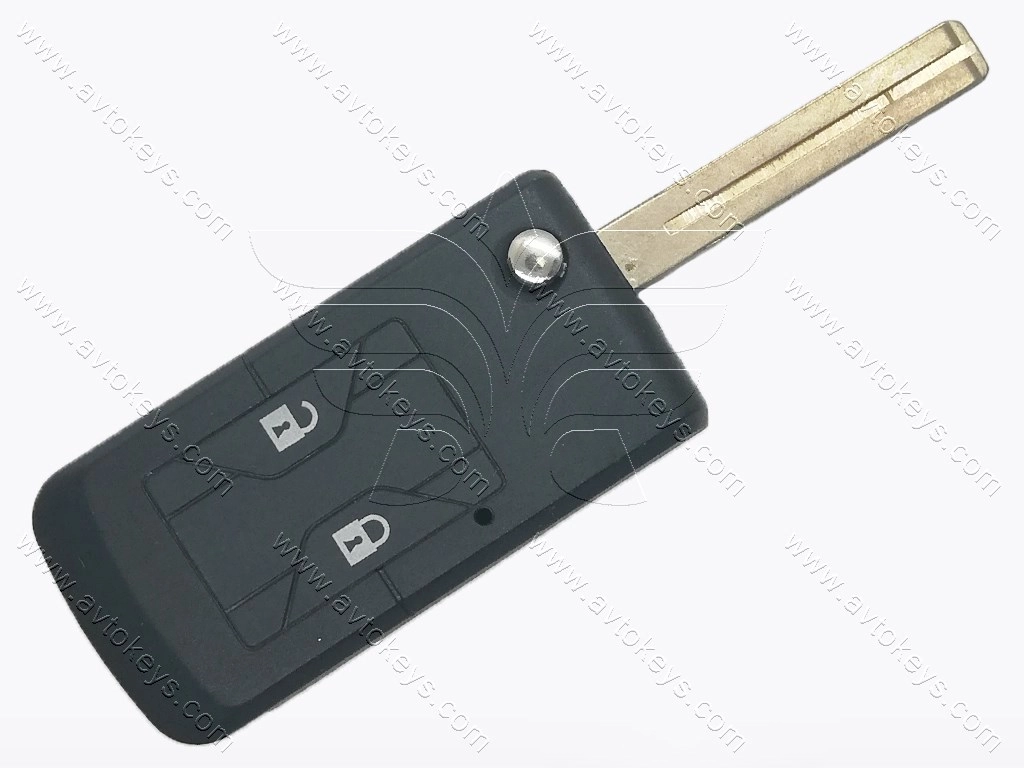 Корпус викидного ключа Toyota, 2 кнопки, лезо TOY48, під переробку