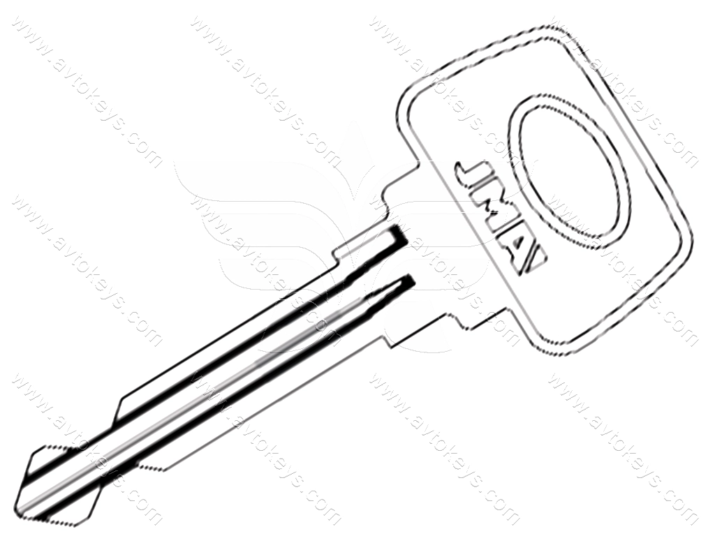 Заготовка ключа LA-1D JMA
