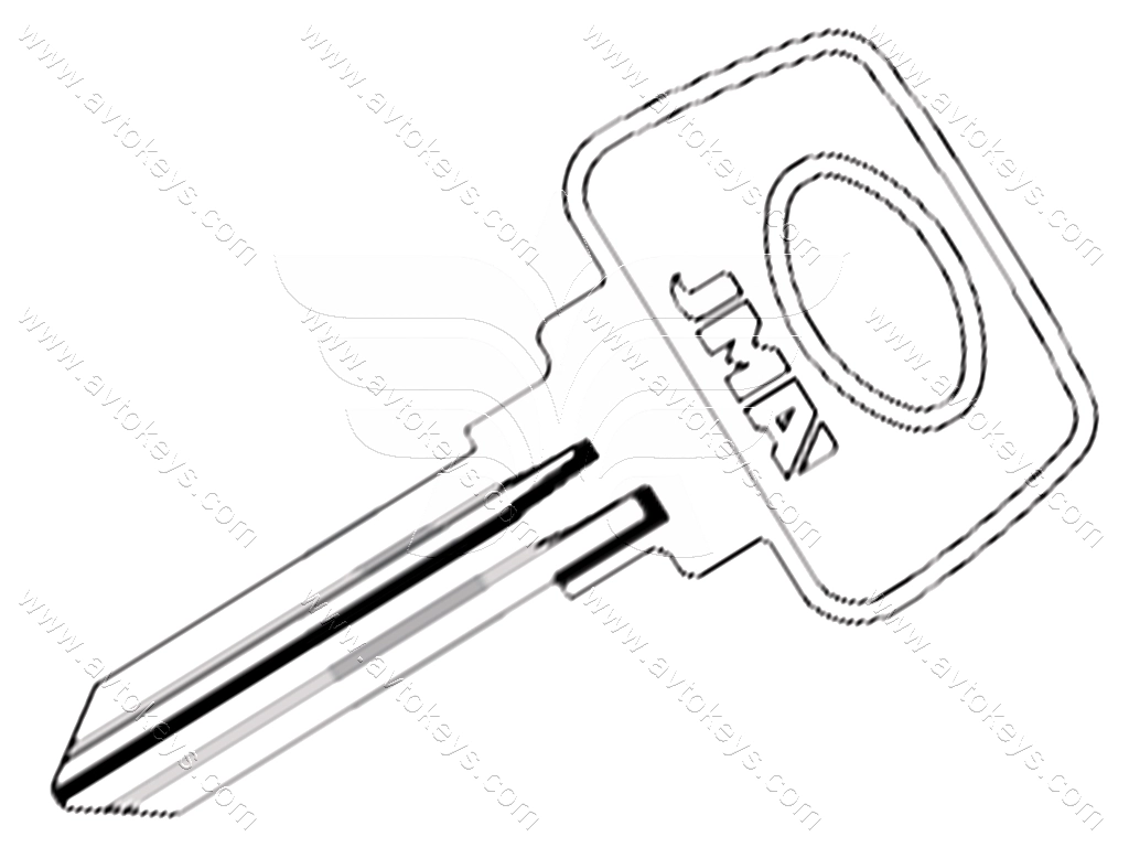 Заготовка ключа LA-2 China