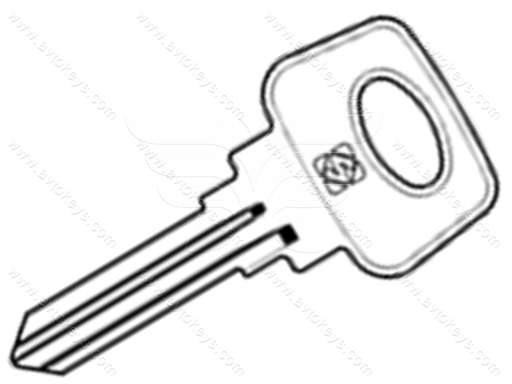 Заготовка ключа LD1 Silca