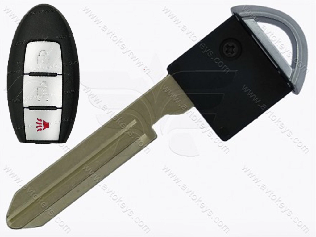 Лезо смарт ключа Nissan, Infinity, NSN14