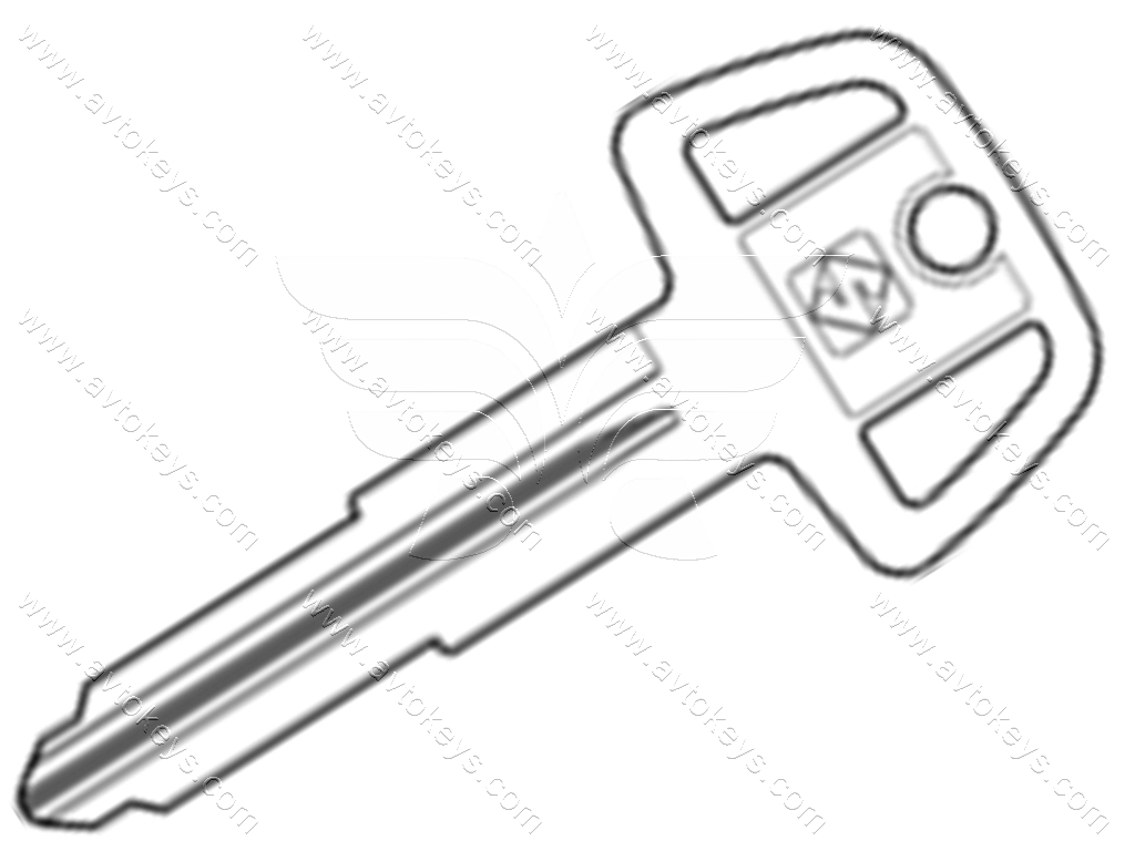 Заготовка ключа MIT11R Silca