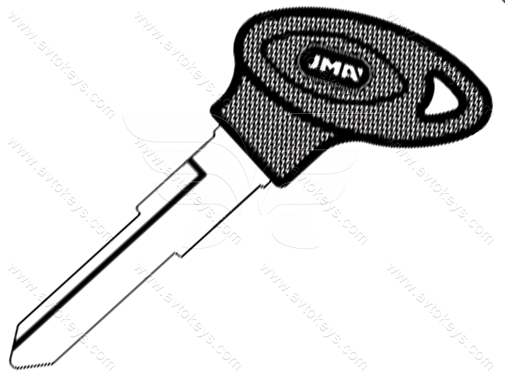 Заготовка ключа MOD-1DP JMA