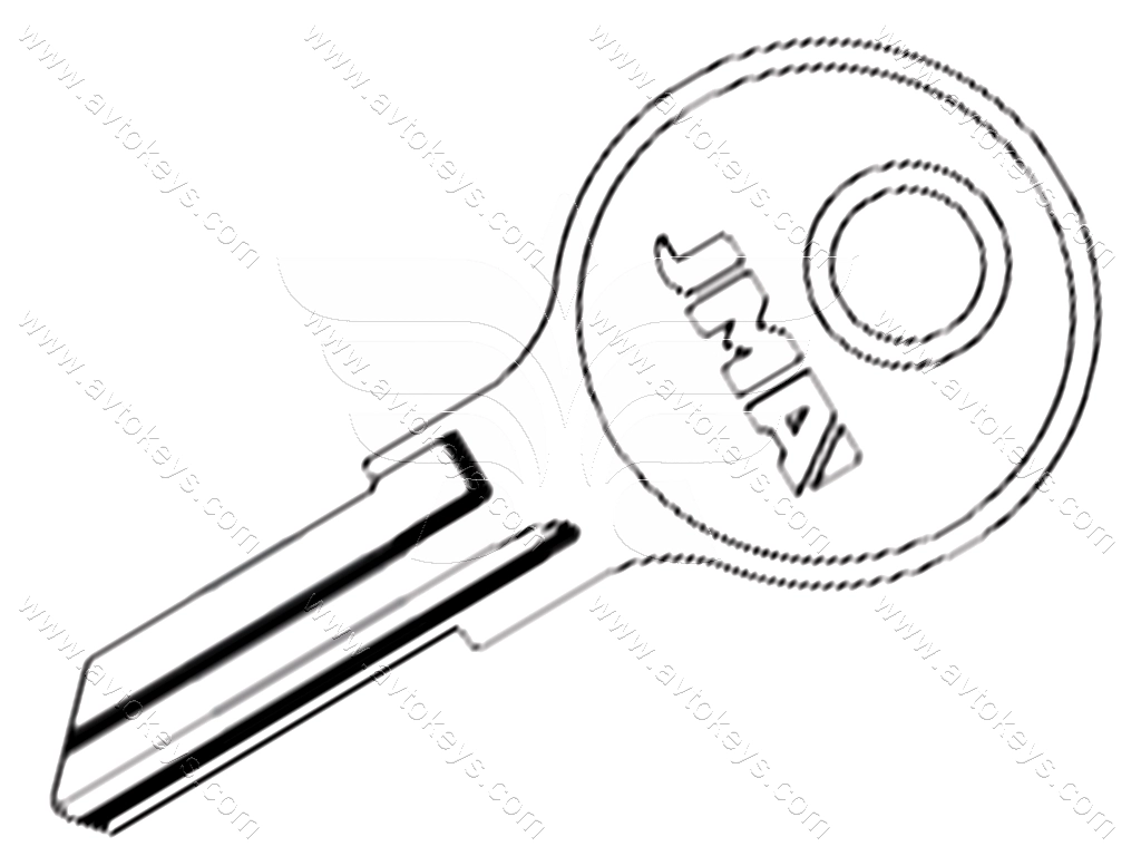 Заготовка ключа MOS-1 JMA