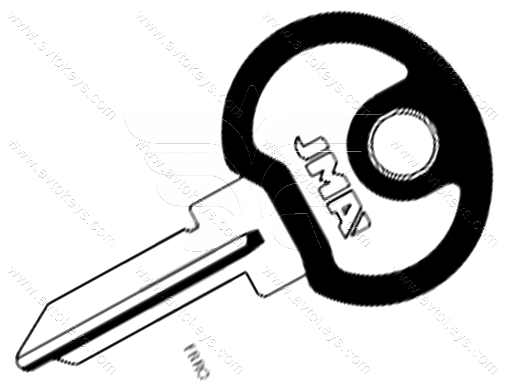 Заготовка ключа NE-3P2 JMA