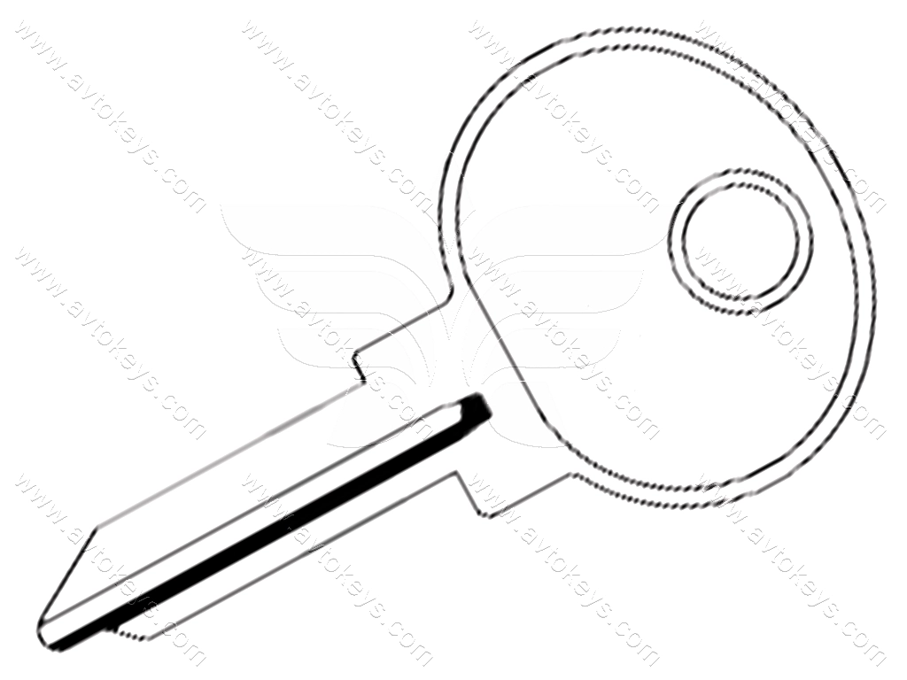 Заготовка ключа NE-3 JMA