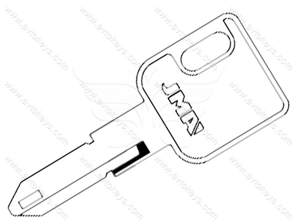 Заготовка ключа NE-36 JMA