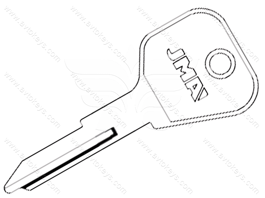 Заготовка ключа NE-49 JMA