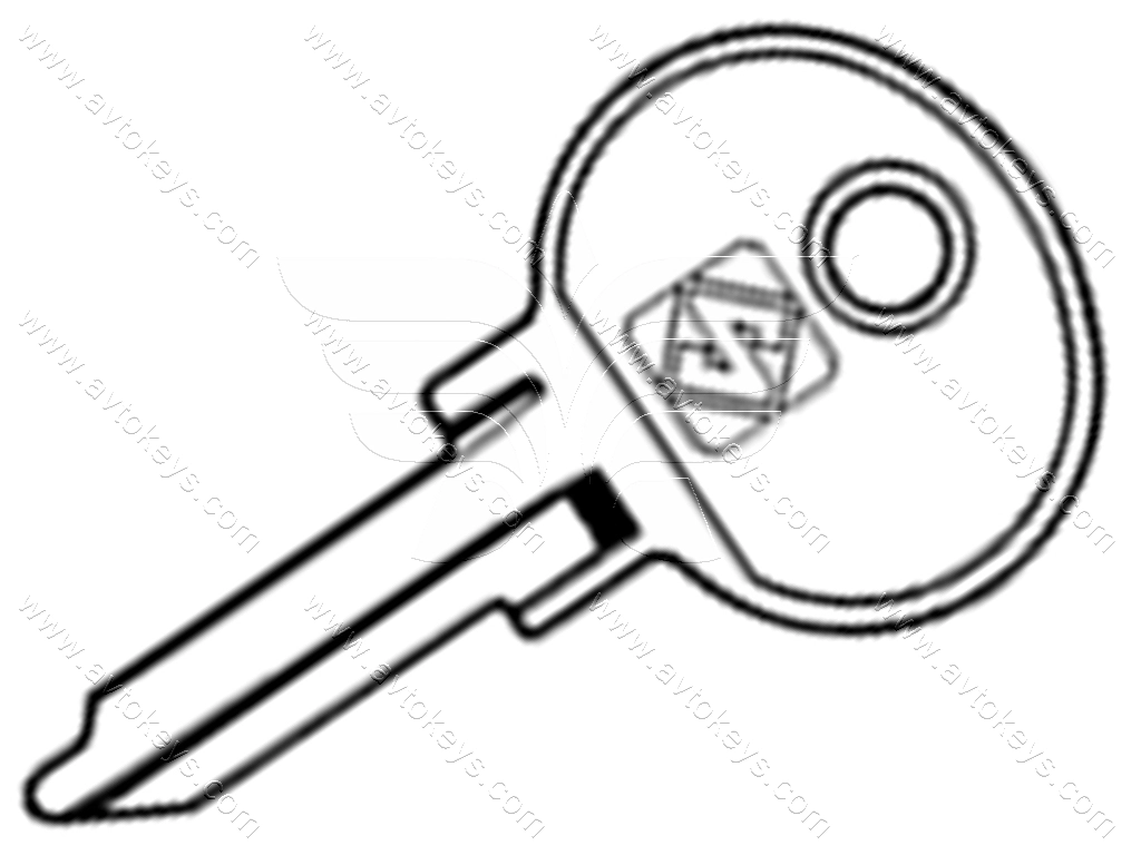 Заготовка ключа NE20 Silca