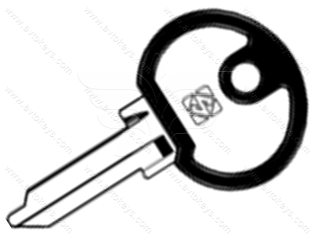 Заготовка ключа NE20NP Silca