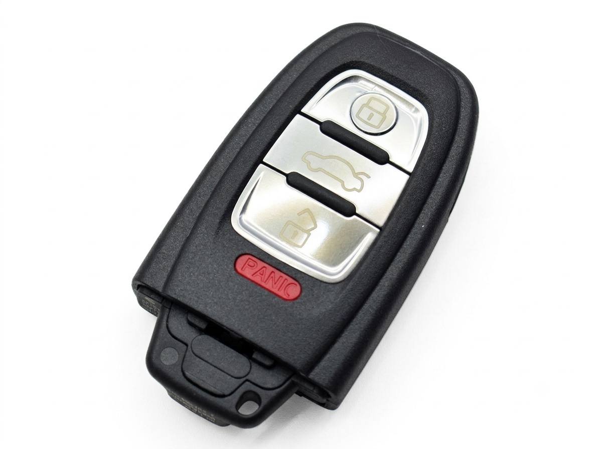 Корпус смарт ключа Audi A4, A5, A6, A7, A8, Q5, 3+1 кнопки