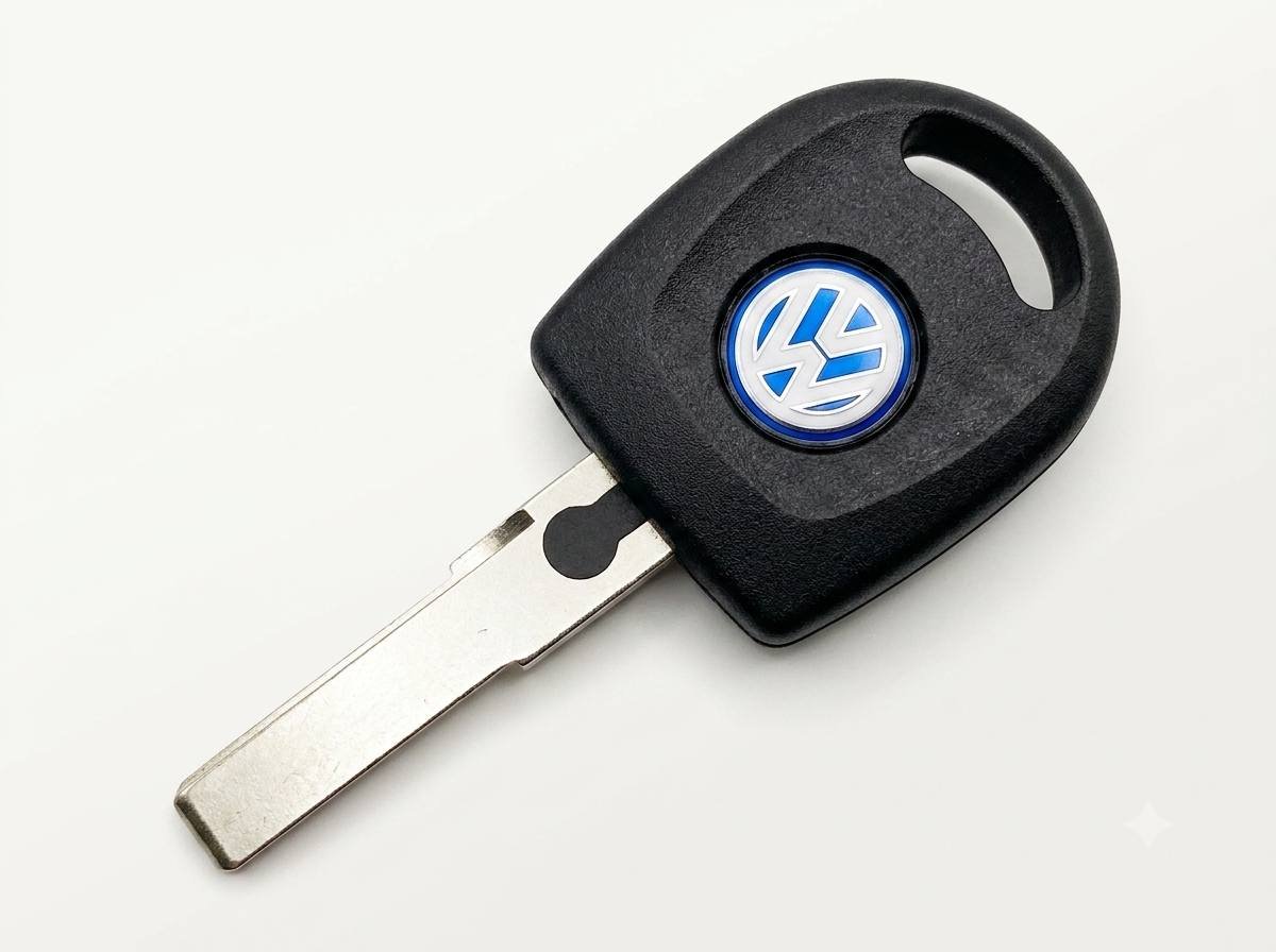 Корпус ключа з місцем під чіп Volkswagen, лезо HU66
