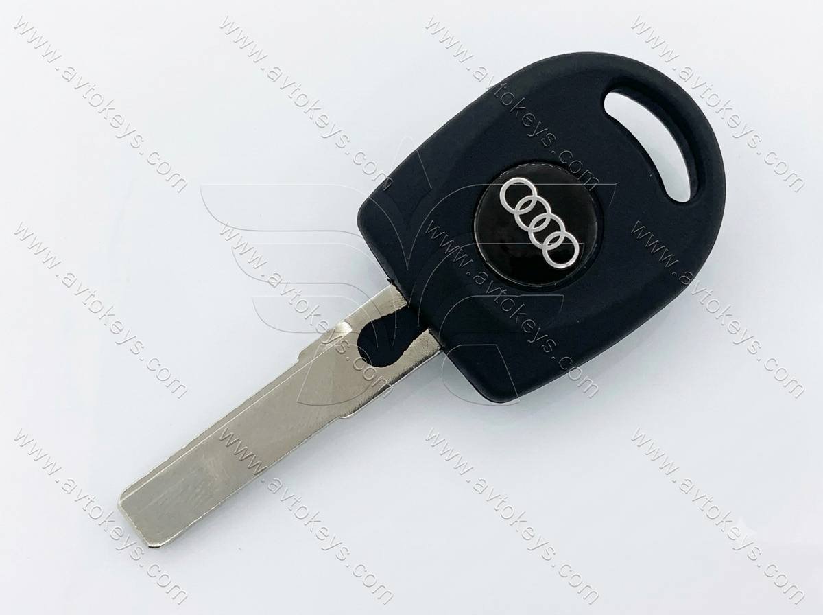 Корпус ключа з місцем під чіп Audi A3, A4, A6, A8 та інші, лезо HU66