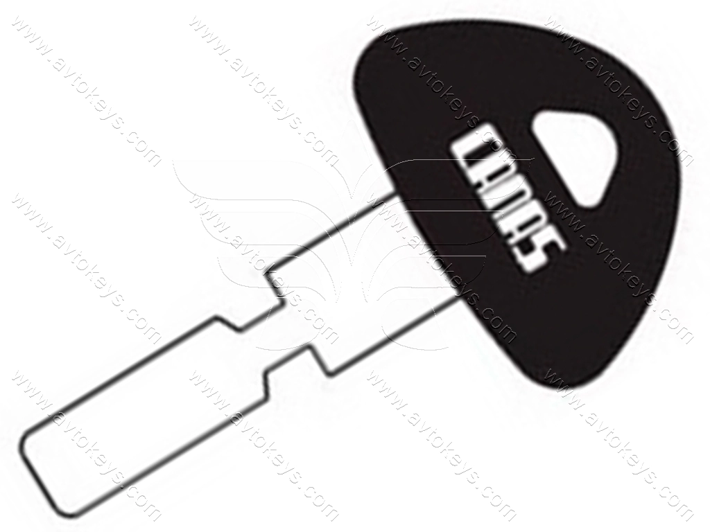 Заготовка ключа Scania R144-NA и другие, PHU 48P Canas