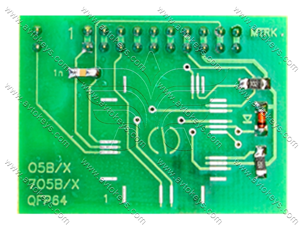 Адаптер 05B/X_705B/X QFP64 V2 для програматора Orange5, Scorpio-LK