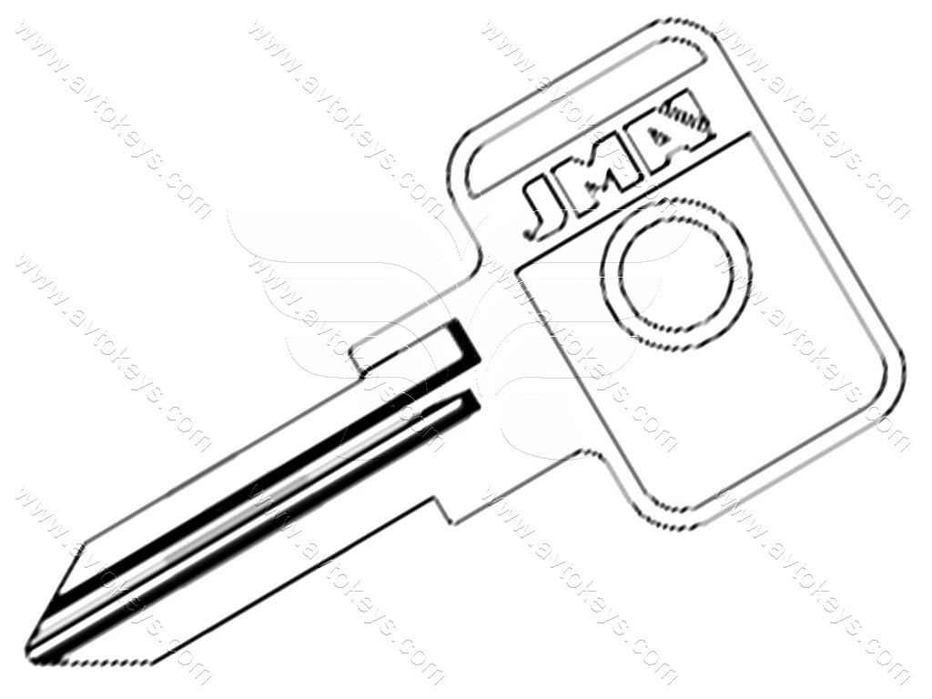 Заготовка ключа SI-2D JMA