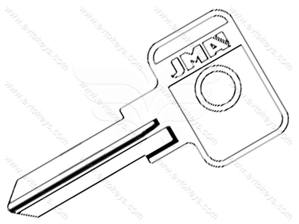 Заготовка ключа SI-4 JMA