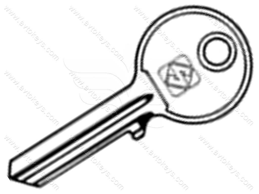 Заготовка ключа SK4 Silca