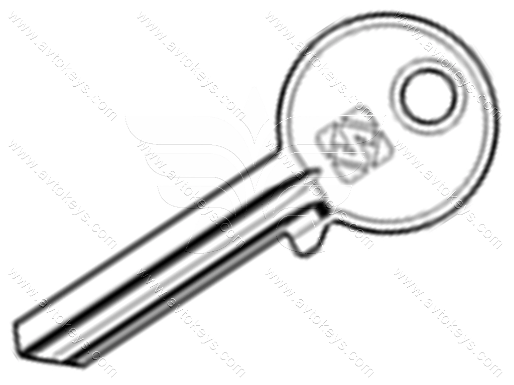 Заготовка ключа SK5 Silca