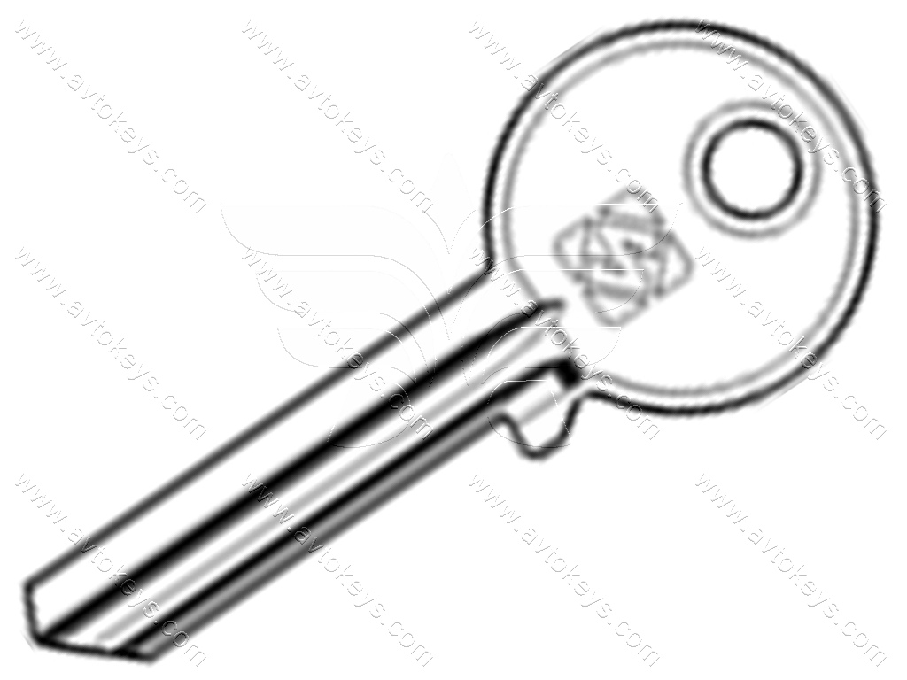 Заготовка ключа SK7 Silca