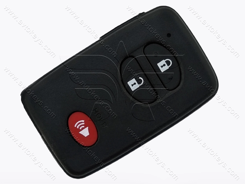 Корпус смарт ключа Toyota Rav4, Venza, Prius, Land Cruizer, 2+1 кнопки