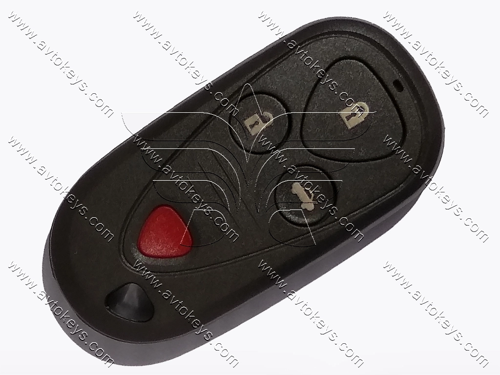 Корпус пульта Acura CL, TL, RL, TSX, 3+1 кнопки