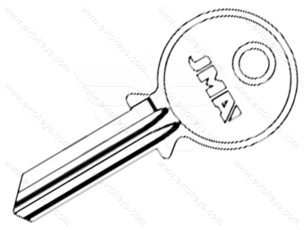 Заготовка ключа SKO-4 JMA