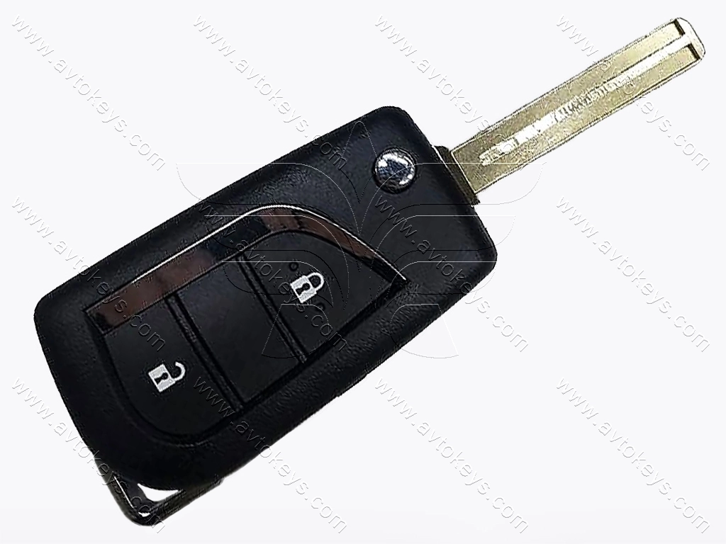 Викидний ключ Toyota Aygo, 433 Mhz, Valeo, A03TAA Pg1:39, H-chip, 2 кнопки