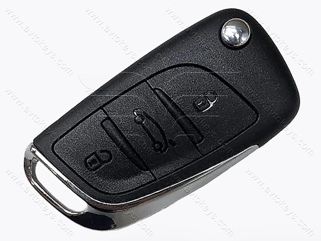 Викидний ключ Citroen C4(B7), DS4, 433Mhz, 2011DJ2979, PCF7941A/ Hitag 2/ ID46, 3 кнопки