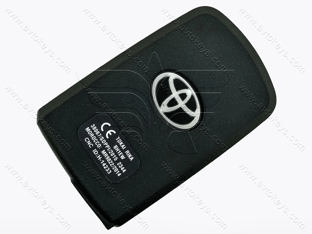 Смарт ключ Toyota Land Cruiser, для Близького Сходу, Саудівської Аравії, ОАЕ, 433 Mhz, BH1EW Pg1:A8, H-chip, 3+1 кнопки — изображение 2