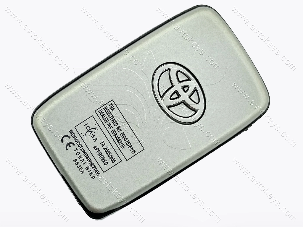 Смарт ключ Toyota Land Cruiser, 433Mhz, B53EA Pg1:98, G-chip, 2 кнопки — изображение 2
