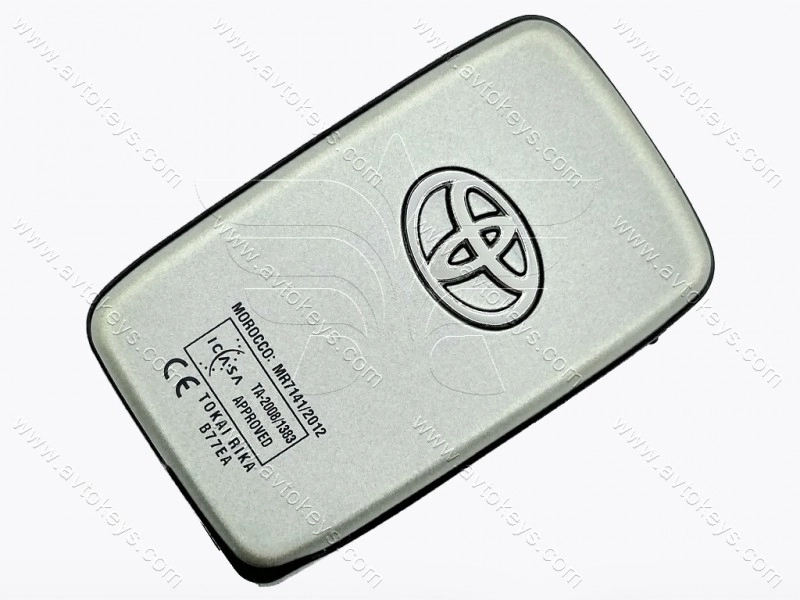 Смарт ключ Toyota Land Cruiser, Highlander, 433 Mhz, B77EA Pg1:98, G-chip, 2 кнопки