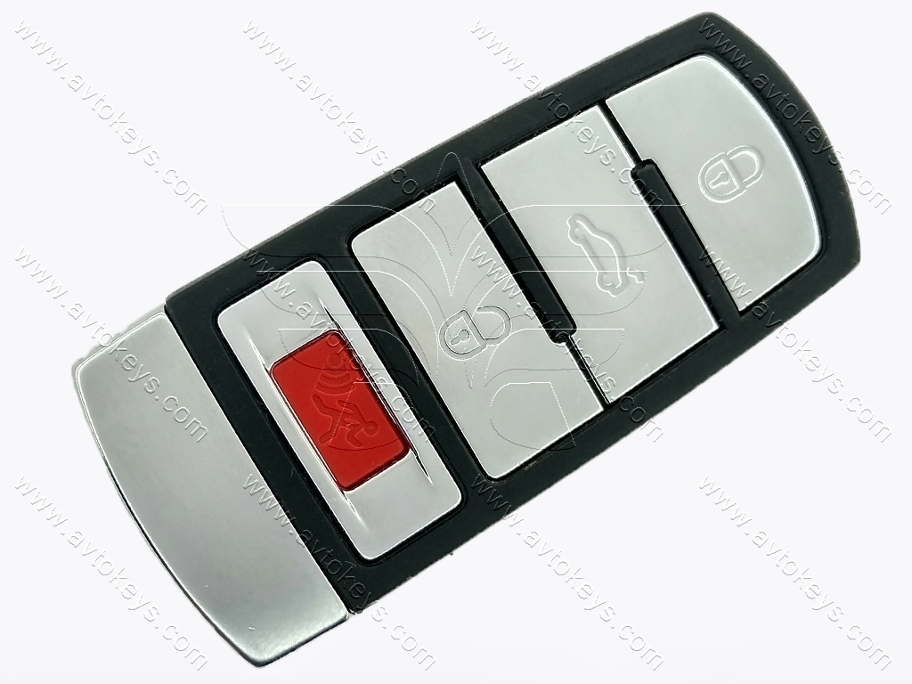 Смарт ключ Volkswagen CC, Passat, 315Mhz, NBG009066T, ID48, 3+1 кнопки